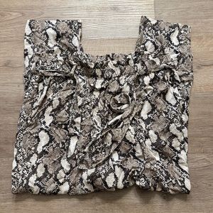 Snakeskin pants